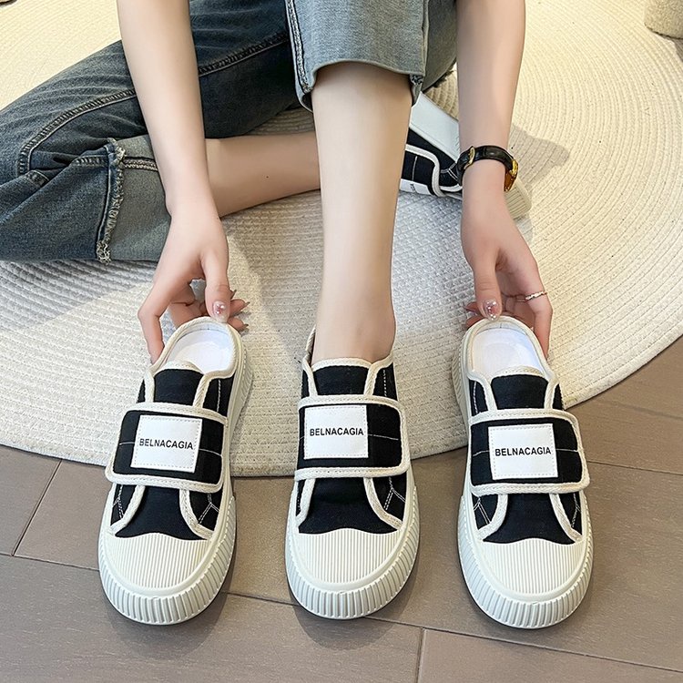 Giày Thể Thao Vải canvas Đế Dày Phong Cách Mới 2023 Cho Nữ