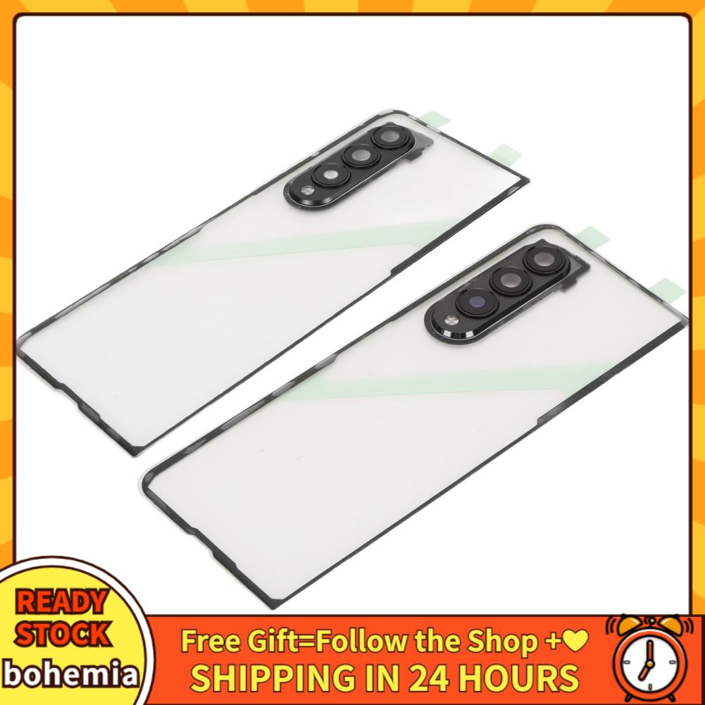 Bohemia Transparent Clear Mobile Phone Back Glass Cover Replacement for Galaxy Z Fold 3 5G F926 with