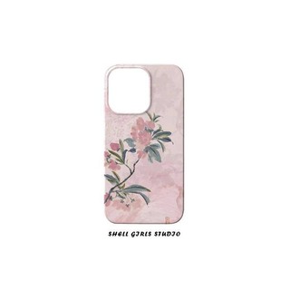 Ốp Điện Thoại Hình Hoa Đào Cho iphone 15 14 11 pro max x xr xs max 7 8 plus se 2020 12 pro max 12 mini 13 pro max