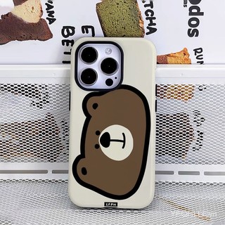 Hoạt Hình Ốp Điện Thoại Hai Lớp Hình Gấu Cho iphone15 14 13 11 12promax 11promax 12pro 14plus 15promax