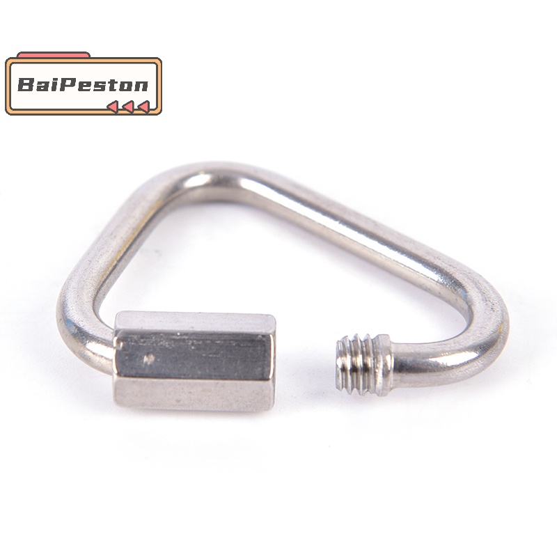 Móc Khóa Tam Giác Bằng Thép Không Gỉ Đa Năng