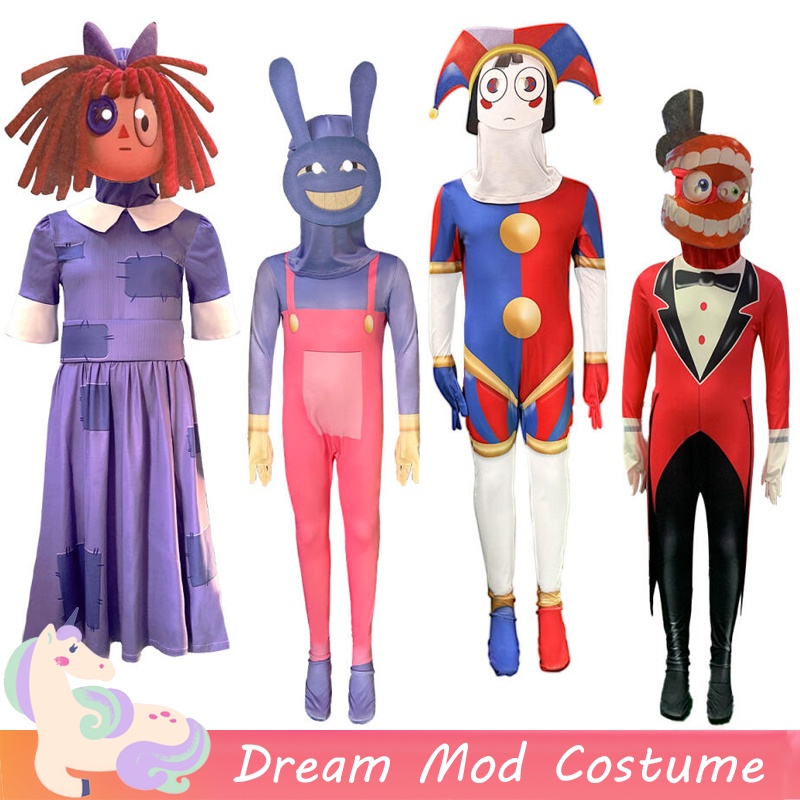 Bộ Trang Phục Hóa Trang joker Nhân Dịp halloween / Giáng Sinh Màu Đỏ Dành Cho Bé Trai / Bé Gái