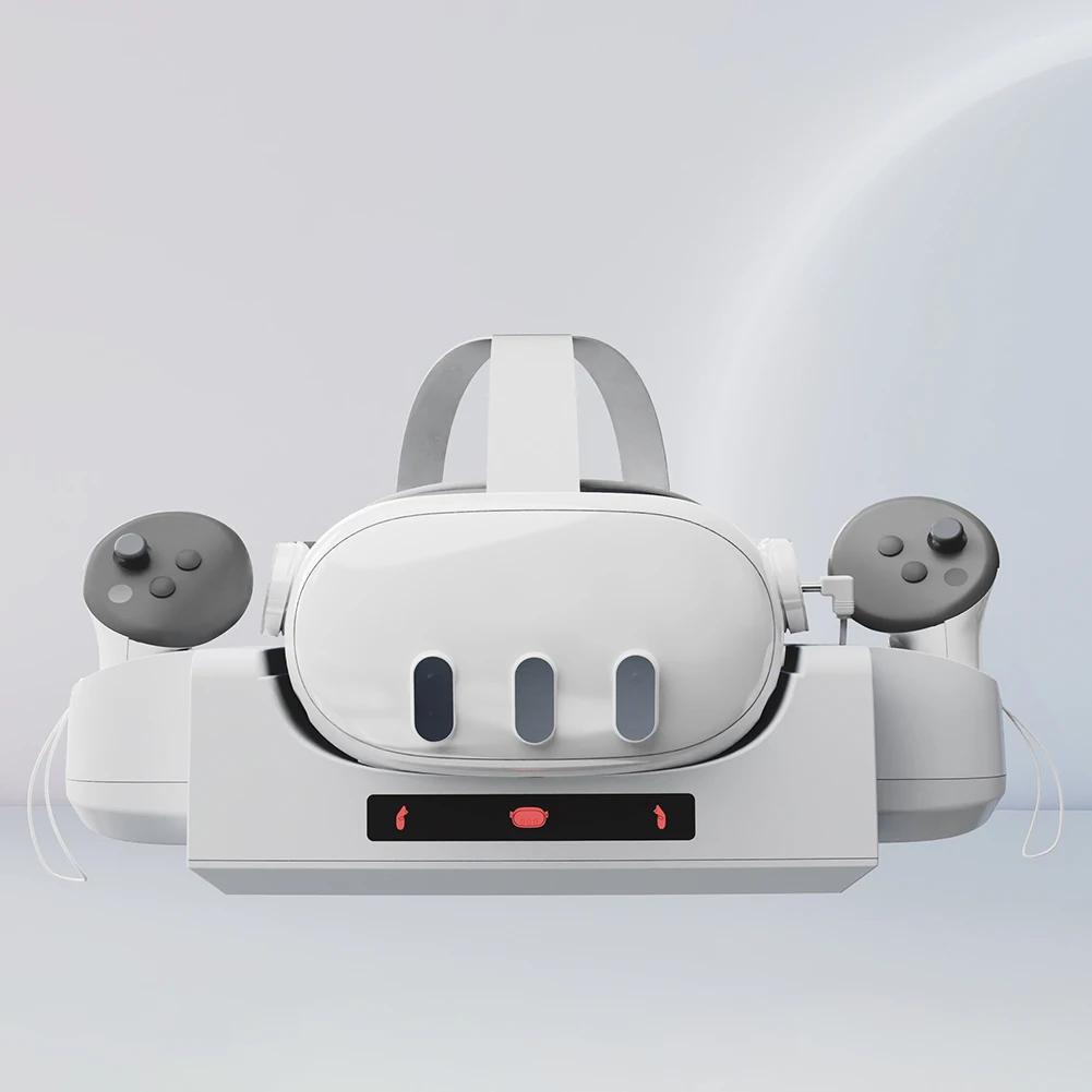 For meta / quest 3 vr Bộ Điều Khiển Sạc Tai Nghe Kèm Đèn Báo