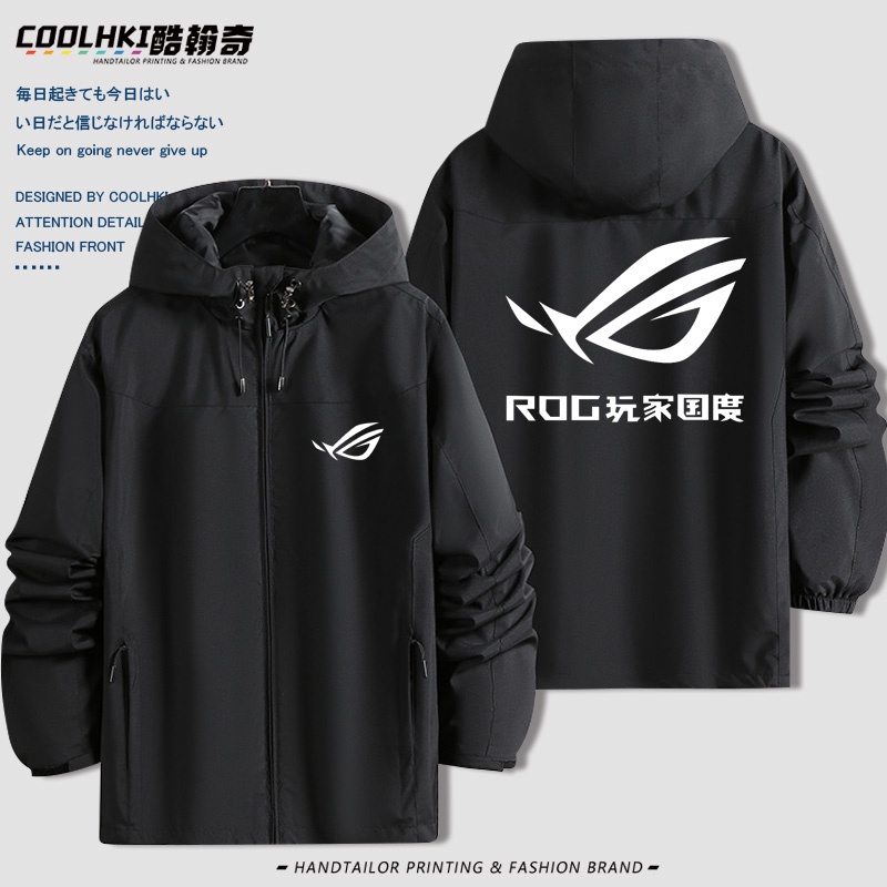 R rog player country Áo Khoác Gió Ba Trong Một Có Mũ Trùm Đầu Phong Cách Thu Đông