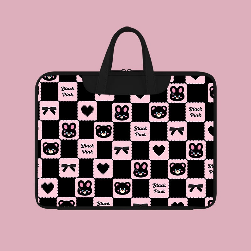 Dễ Thương Túi Đựng laptop Bằng Da pu Chống Nước Chống Sốc Họa Tiết Hoạt Hình Cho laptop 12 13.3 14.1 15 15.6 16.1inch