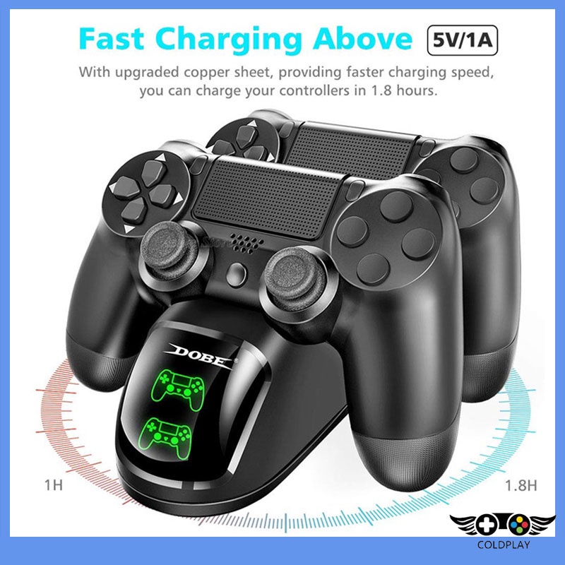 Đế Sạc Đôi Nhanh Cho Tay Cầm Chơi Game ps4 / slim / pro / ps4