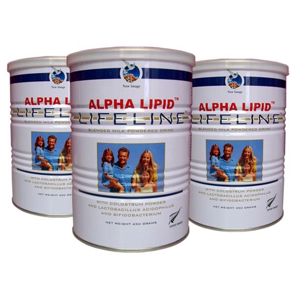 Combo 3 lon sữa Non Alpha Lipid Lifeline Chính Hãng New Zealand 450g