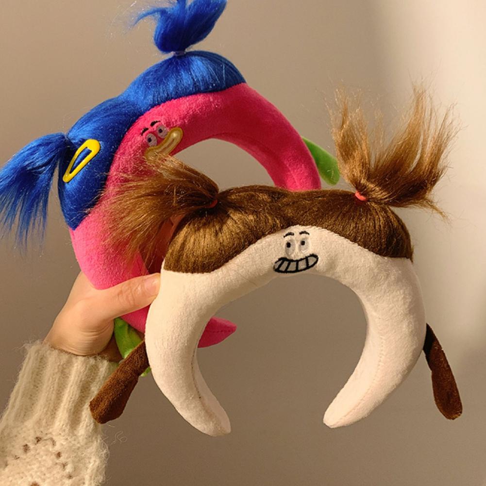 Băng Đô Trang Điểm / Rửa Mặt Bằng Vải Lông Nhung Dễ Thương Xinh Xắn p9s1