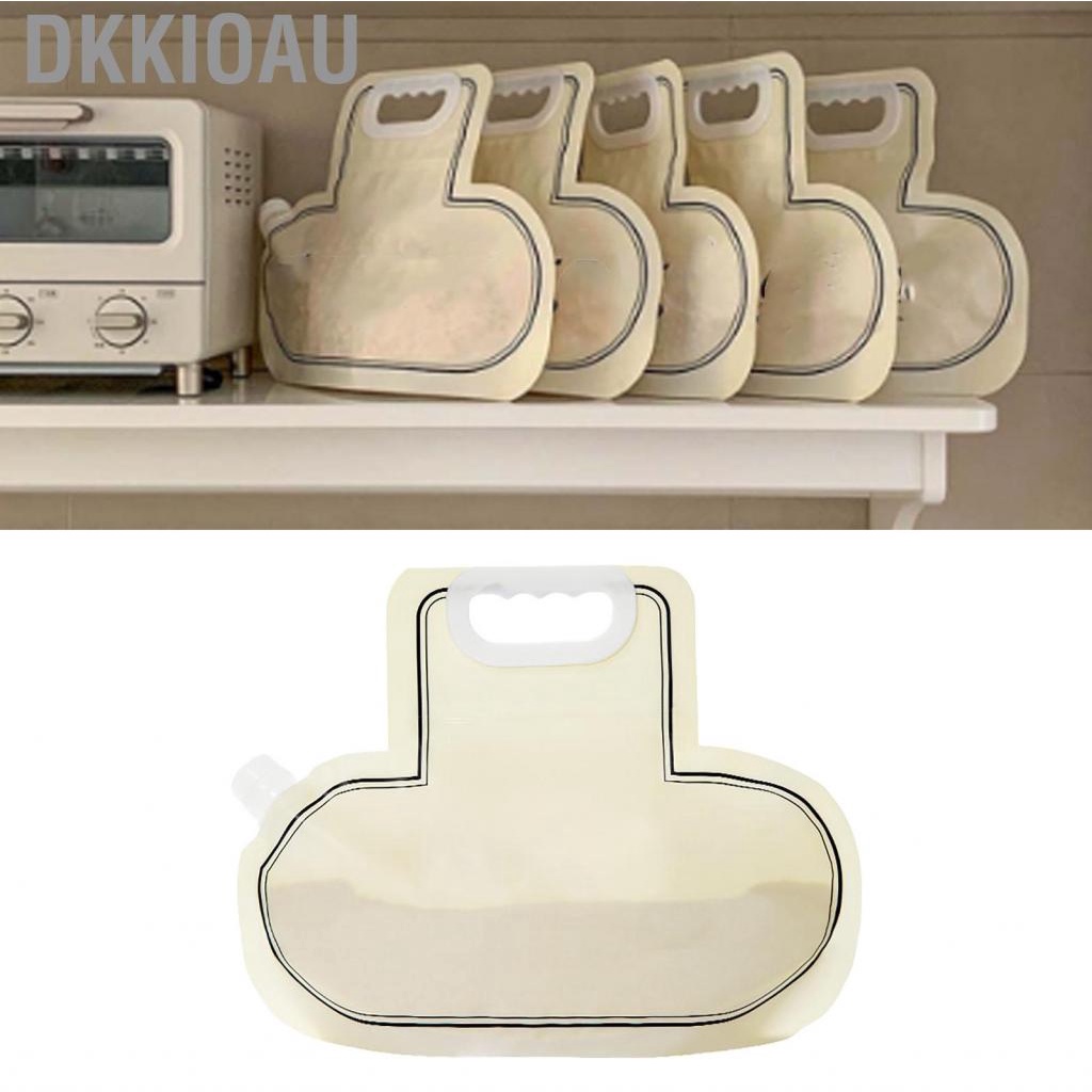 Dkkioau Grain Storage Bag Transparent Handheld Insect Proof Multi Purpose Airtight for Rice Food Kitchen Supplies