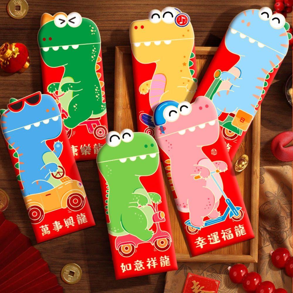 Bao Lì Xì Năm Mới 2024 Họa Tiết Rồng May Mắn