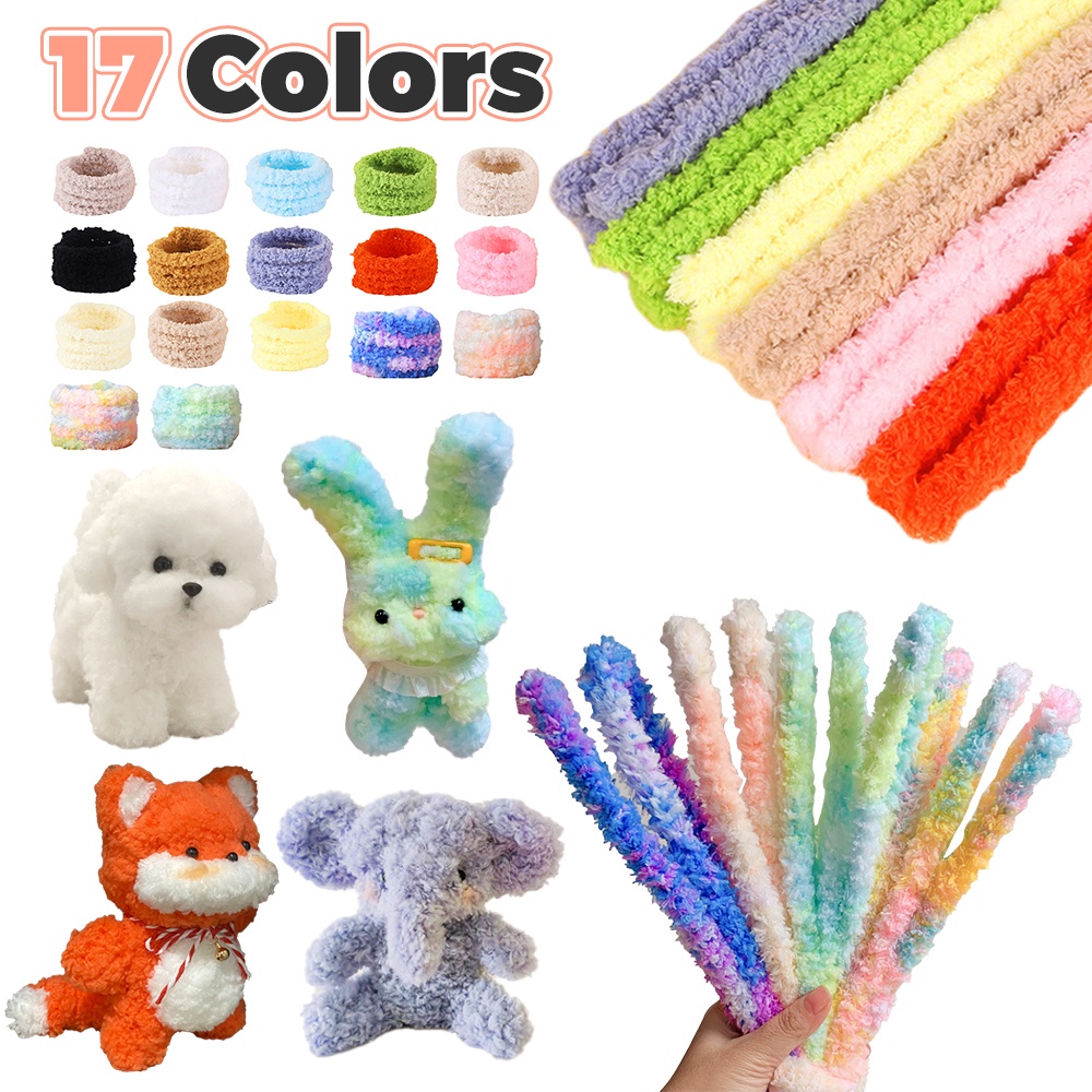 Mới Cuộn Len Lông Thỏ Dùng May Đồ Chơi diy