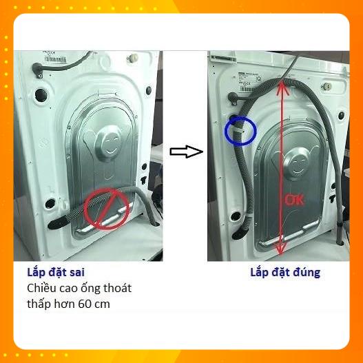 Ống thải nước máy giặt cửa ngang đa năng - Dây xả thoát nước máy giặt cửa ngang hàng Xịn