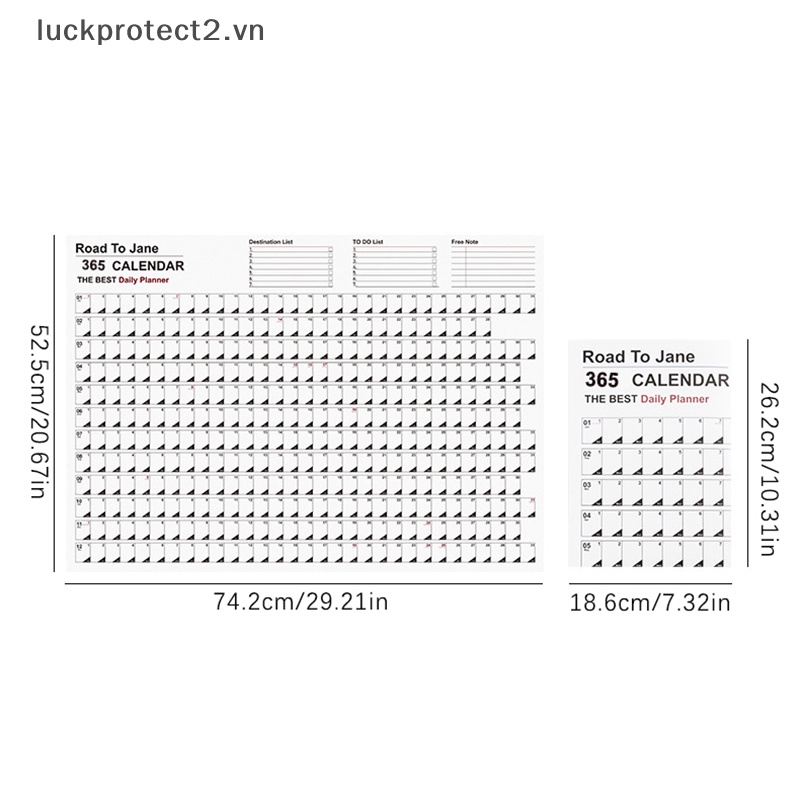 # N Bảng Ghi Nhớ Lịch Treo Tường # 2024 Ký Tự Dễ Thương Trong Văn Phòng