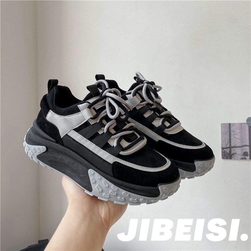 JIBEISI thể thao nữ giày giày thể thao nữ 2023 NEW  Đế linh hoạt Mềm mại Chống trơn trượt Lịch sự 2312051486546 49Z231205