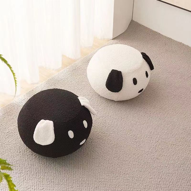 [Mã CLS2404A giảm 30k đơn 150k] Ghế Đẩu Giả Lông Cừu Vui Nhộn Sáng Tạo Trang Trí Phòng Khách / Phòng Ngủ | BigBuy360 - bigbuy360.vn