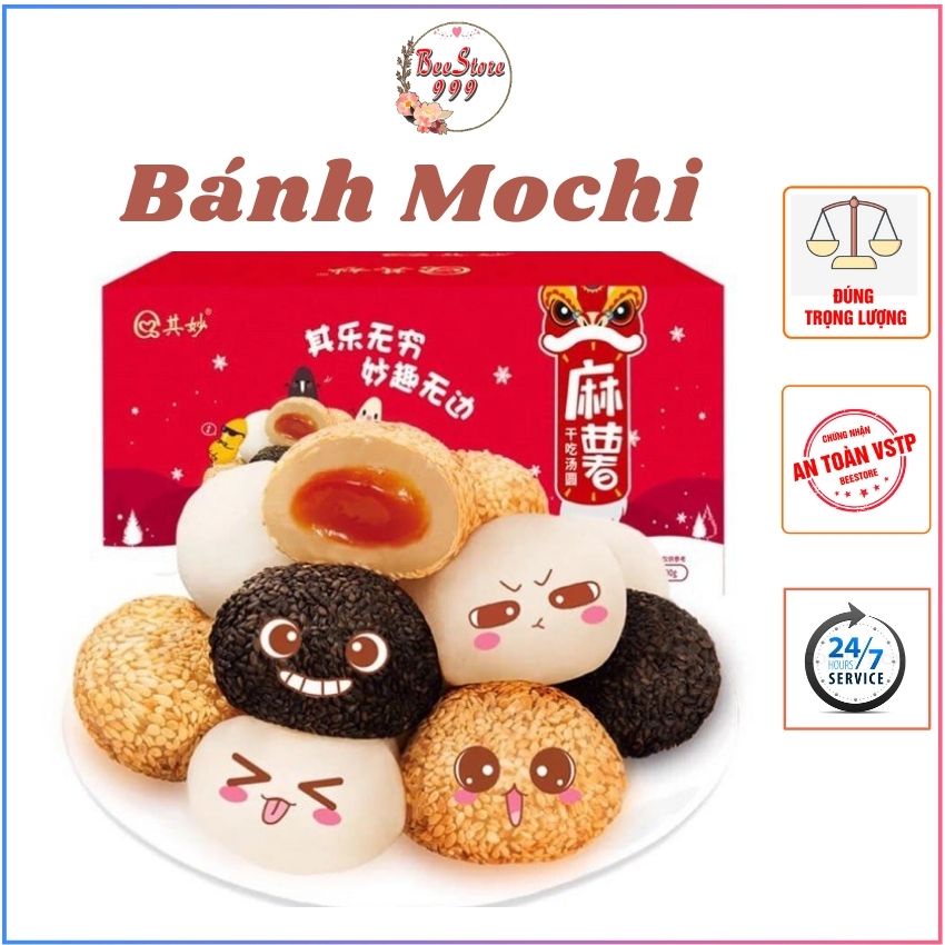 BÁNH MOCHI ĐÀI LOAN THÙNG 2 KG MIX 4 VỊ DATE MỚI Ngày SX 1/2026