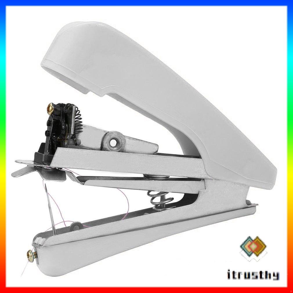 Nhà Tinh Du Lịch Sử Dụng Mini Di Động DIY Bộ Kim Chỉ Tay Không Dây Máy May Quần Áo Cầm Tay Vải Máy May Điện