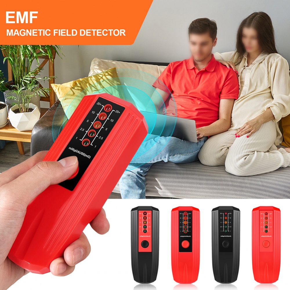 Máy Dò Bức Xạ 167 * 65 * 37MM 98 G ABS EMF EMF