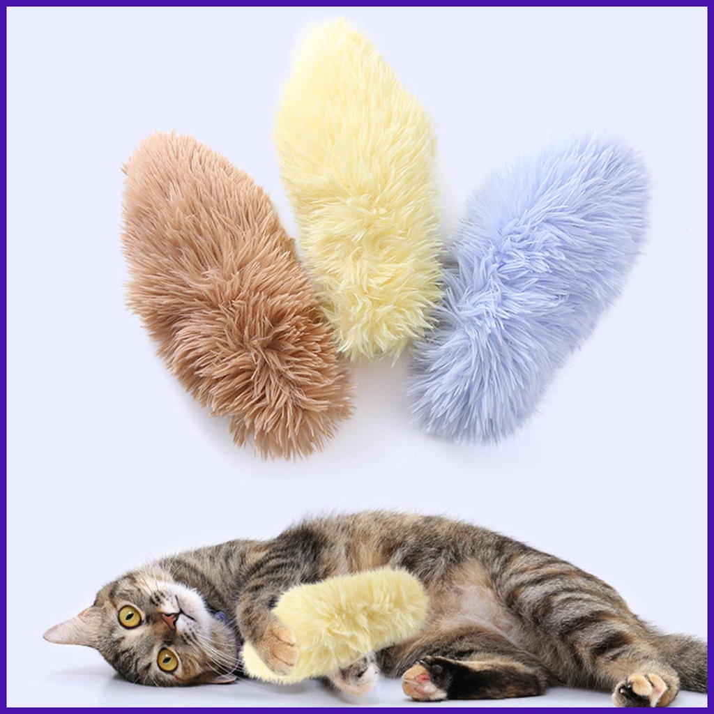Đồ Chơi Nhồi Bông Mềm Mại Có Âm Thanh Vui Nhộn Cho Mèo Cưng