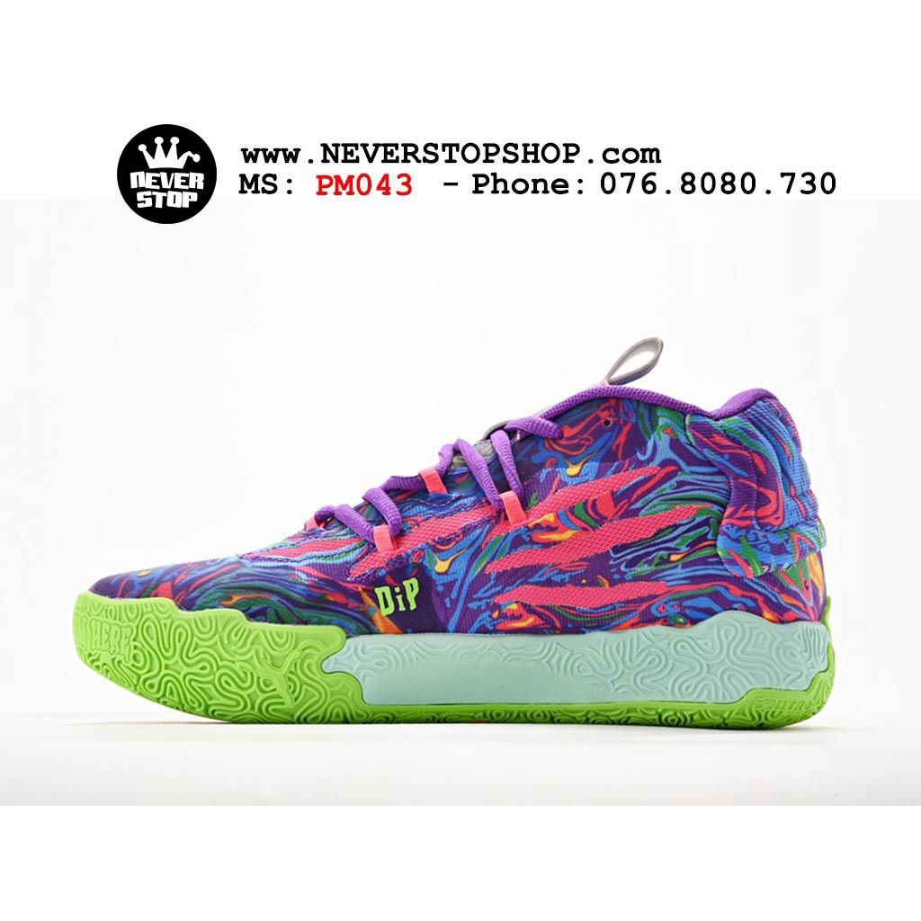 Giày bóng rổ nam PM MB 03 MULTICOLOR mẫu mới hàng đẹp chuẩn chất lượng cao giá tốt| NeverStopShop.com