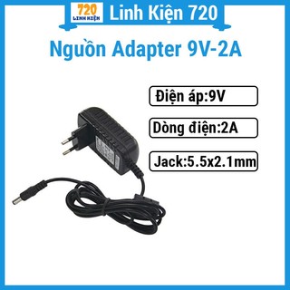 Nguồn adapter 9v-2a 5.5*2.1mm, cấp nguồn wifi, switch,...