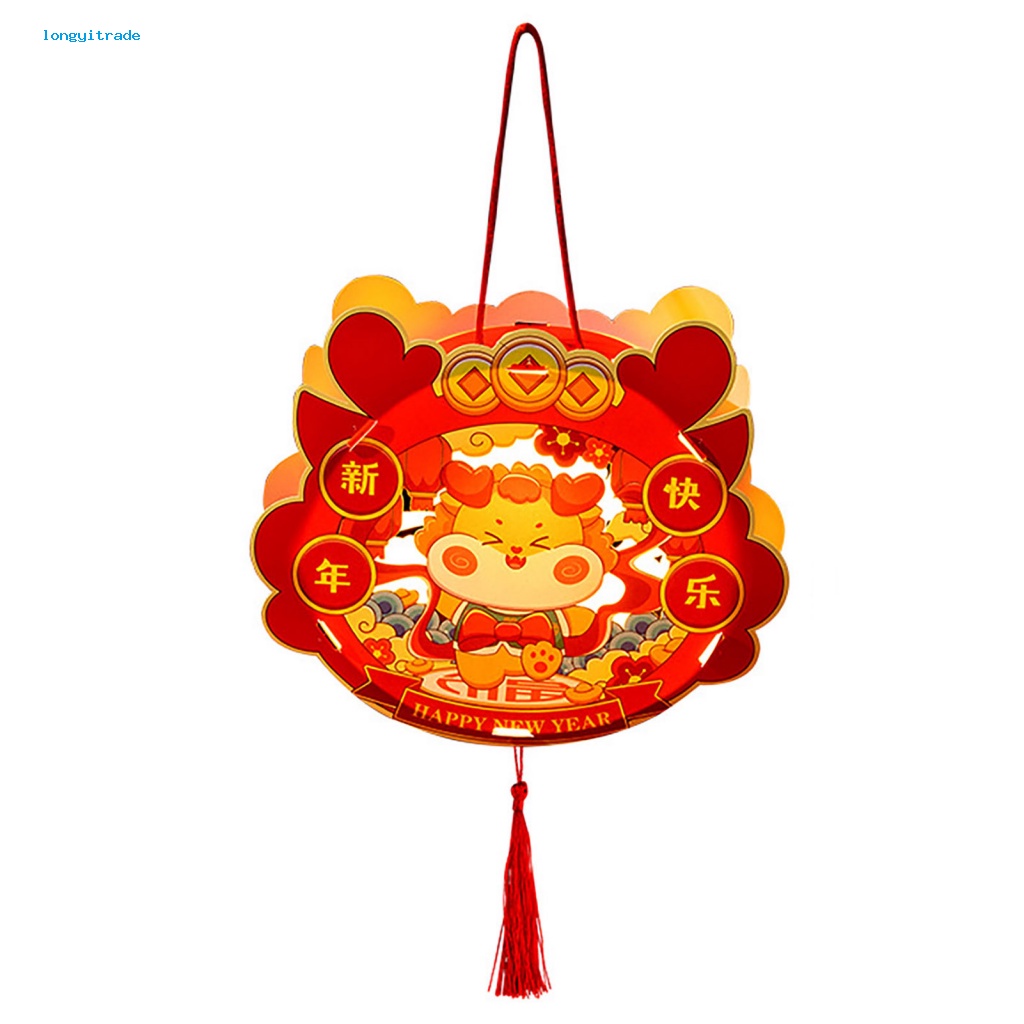 Bộ Đèn Lồng Thủ Công Năm 2024 Hình Rồng Phát Sáng Trang Trí Lễ Nam Ánh Sáng diy