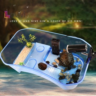 Hộp nuôi rùa / rùa / rùa có bệ hút basking hàng mới