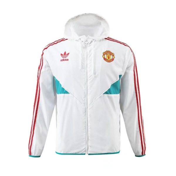 AK Hoodie Gió Adidas Original MU-TQXK-Trắng hông xanh