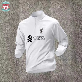 Nam Cơ Bản Áo Tập Bóng Đá Liverpool Tay Dài Nửa Zip Thể Thao Ngoài Trời Chạy Bóng Đá Nhanh Khô Thoáng Khí Manchester City