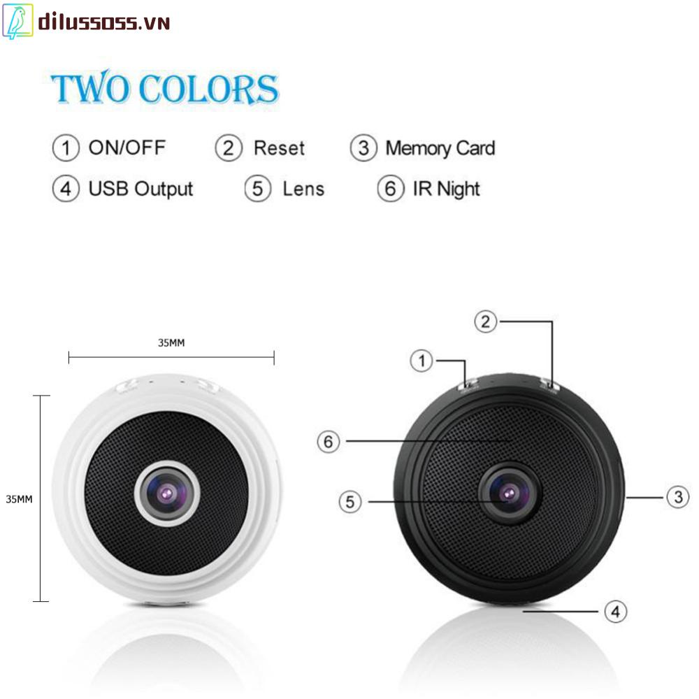 Camera Hành Trình mini Phát Hiện Chuyển Động wifi ip 1080p dilussoss.vn