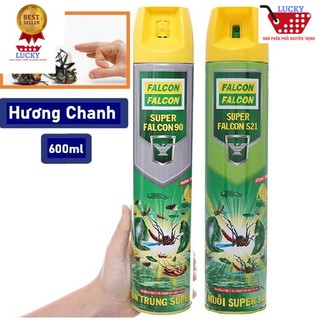 Xịt muỗi FALCON 600ml hương chanh