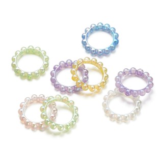  St. kunkka Bộ 5 Hạt Xỏ Vòng Tay   Dây Chuyền Bằng acrylic 42mm Nhiều Màu Sắc diy 