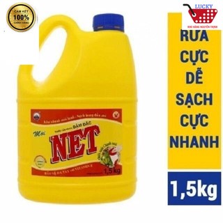 Can Nước rửa chén Net 1,5kg hương chanh