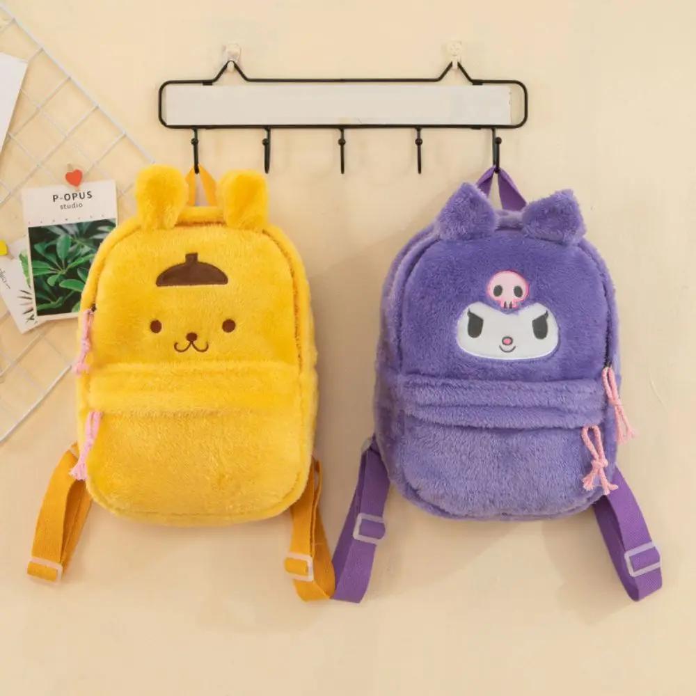 Sanrio Ba Lô Đeo Vai Cỡ Lớn Họa Tiết hello kitty kuromi mymelody cinnamoroll Nhồi Bông Dễ Thương Cho Nữ