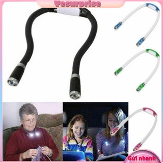 Yesurprise Đèn led Đọc Sách Đeo Cổ Tiết Kiệm Năng Lượng Siêu Nhẹ
