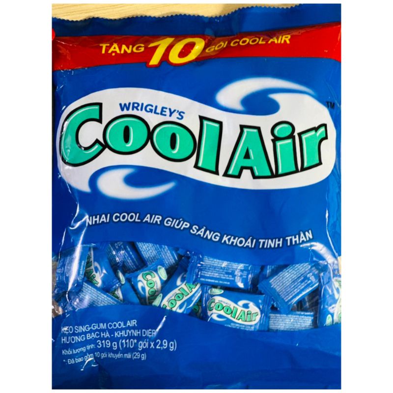 Kẹo CoolAir 100 viên Khuyến Mãi 10 Viên *x 2.9gr
