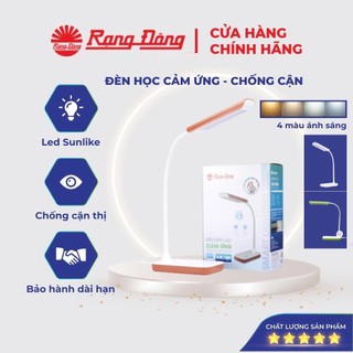 Đèn học rạng đông 6w, đèn bàn chống cận, bảo vệ mắt cho bé, học sinh, cảm ứng đổi màu 6w led, model: rd-rl-20v2 6w