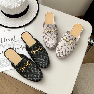 Dép Bít Mũi Đế Bằng Thời Trang Cho Nữ