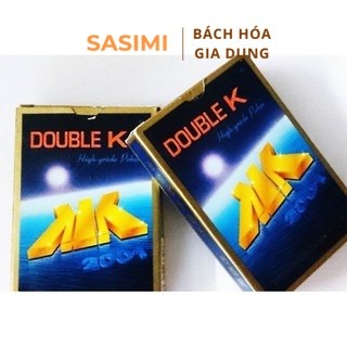 Bộ bài tây double k truyền thống, bộ bài tú lơ khơ 52 lá loại đẹp, bài tiến lên sasimi
