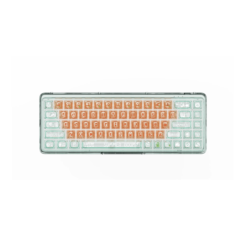 Bàn phím cơ không dây Lofree  1% Orange Soda - Bluetooth keyboard