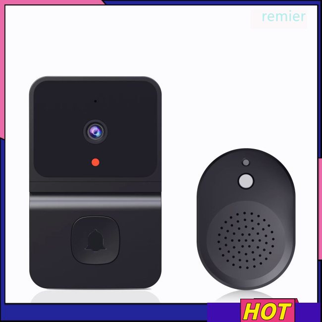 Chuông Cửa Có Camera Thông Minh REMIER Z30 Kết Nối Wifi Không Dây Hỗ T