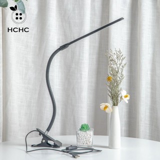 Hchc đèn led kẹp bàn linh hoạt xoay 360 độ tiện dụng°đèn đọc sách usb có thể điều chỉnh gấp gọn tiện dụng