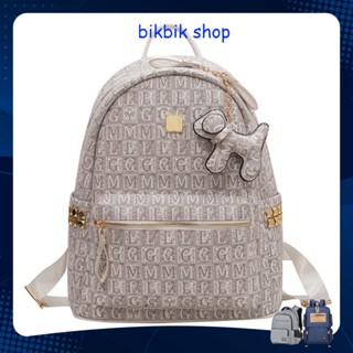 ✅Ba lô da hoạ tiết GML size 40 phối móc khoá phiên bản mới của Hàn Quốc, Balo nữ chữ  [ SALE ĐẬM ] ✅🌺]