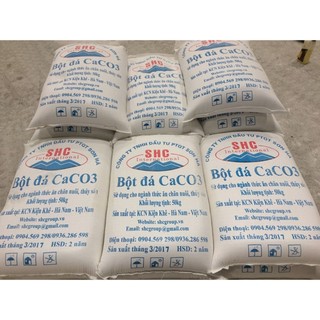 (Bao 25kg - 5k/kg) Bột đá CaCO3 1kg. LB