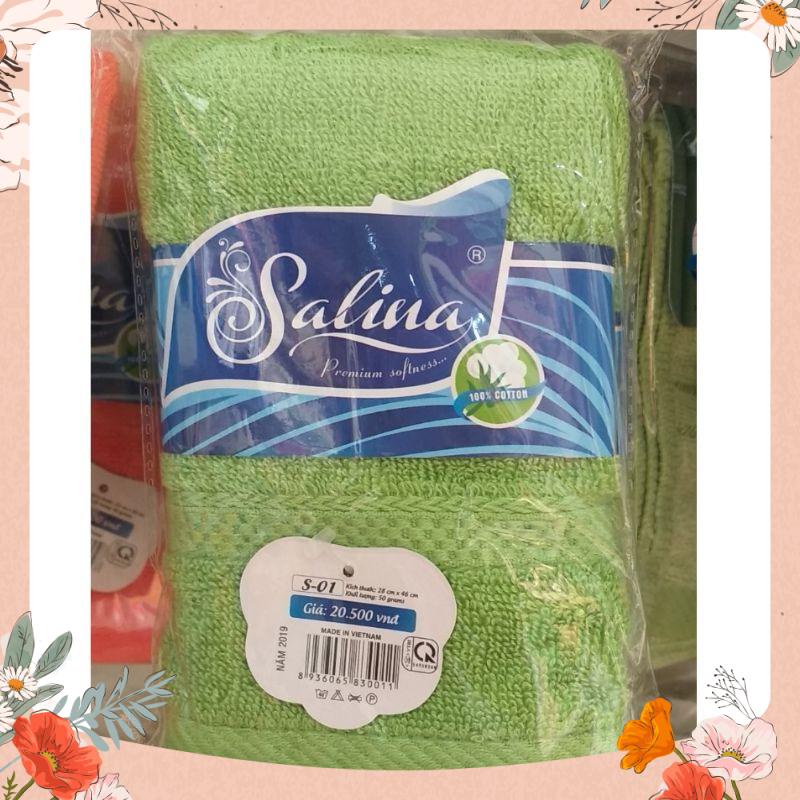 Khăn mặt salina 28cm*45cm
