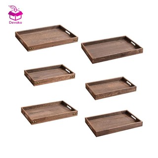 Devoko khay phục vụ cà phê bằng gỗ đa năng tiện dụng