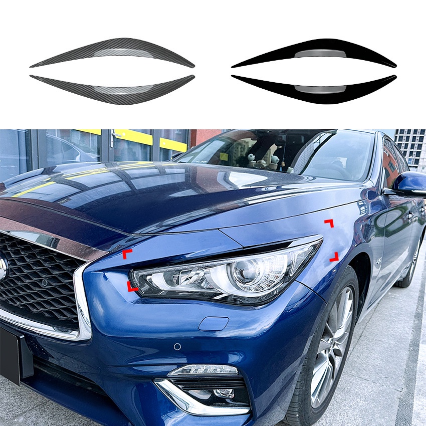 Thích hợp cho INFINITI Q50 2014 + Đèn pha Sửa đổi ngoại thất
