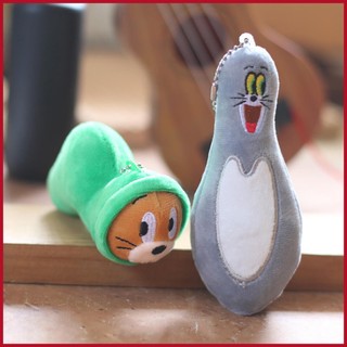 Móc khóa hình búp bê tom và jerry hoạt hình dễ thương