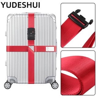 YUDESHUI dây đai hành lý vali bền đai chéo thắt lưng du lịch khóa hành lý