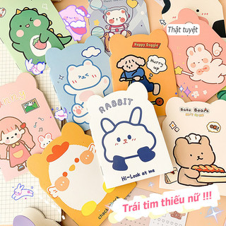 Sổ tay sáng tạo, sổ tay mini ghi chép dễ thương tiện dụng, đồ dùng văn phòng phẩm